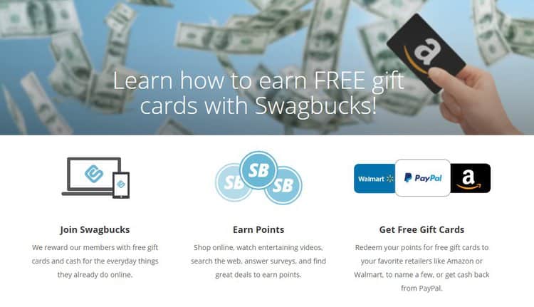 Swagbucks offer online surveys that pay you as well as other methods to earn money.