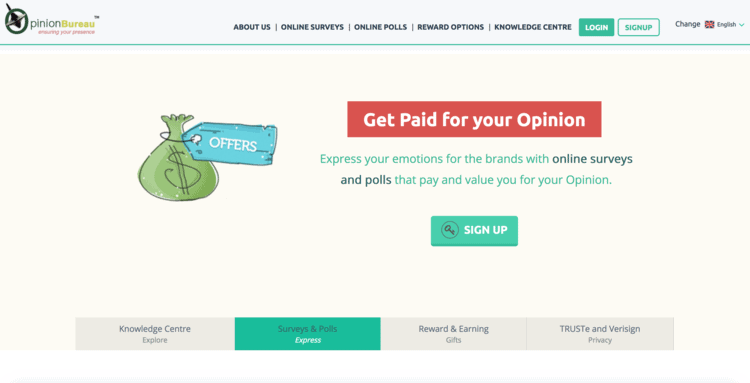 Opinion Bureau offers some of the top paying online surveys.